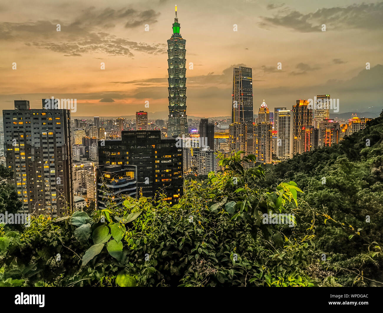 Torre TAIPEI 101 ,TAIWAN Foto Stock