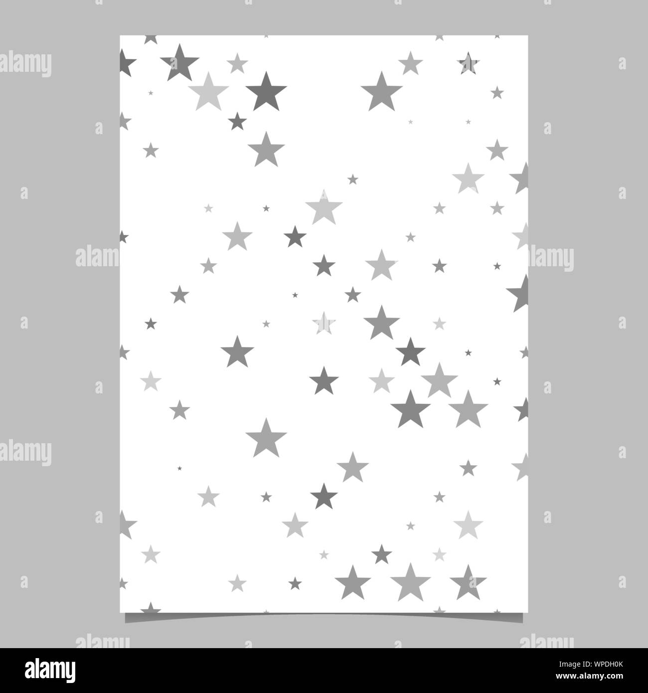 Caratteristiche geometriche stella brochure modello di sfondo - disegno vettoriale Illustrazione Vettoriale