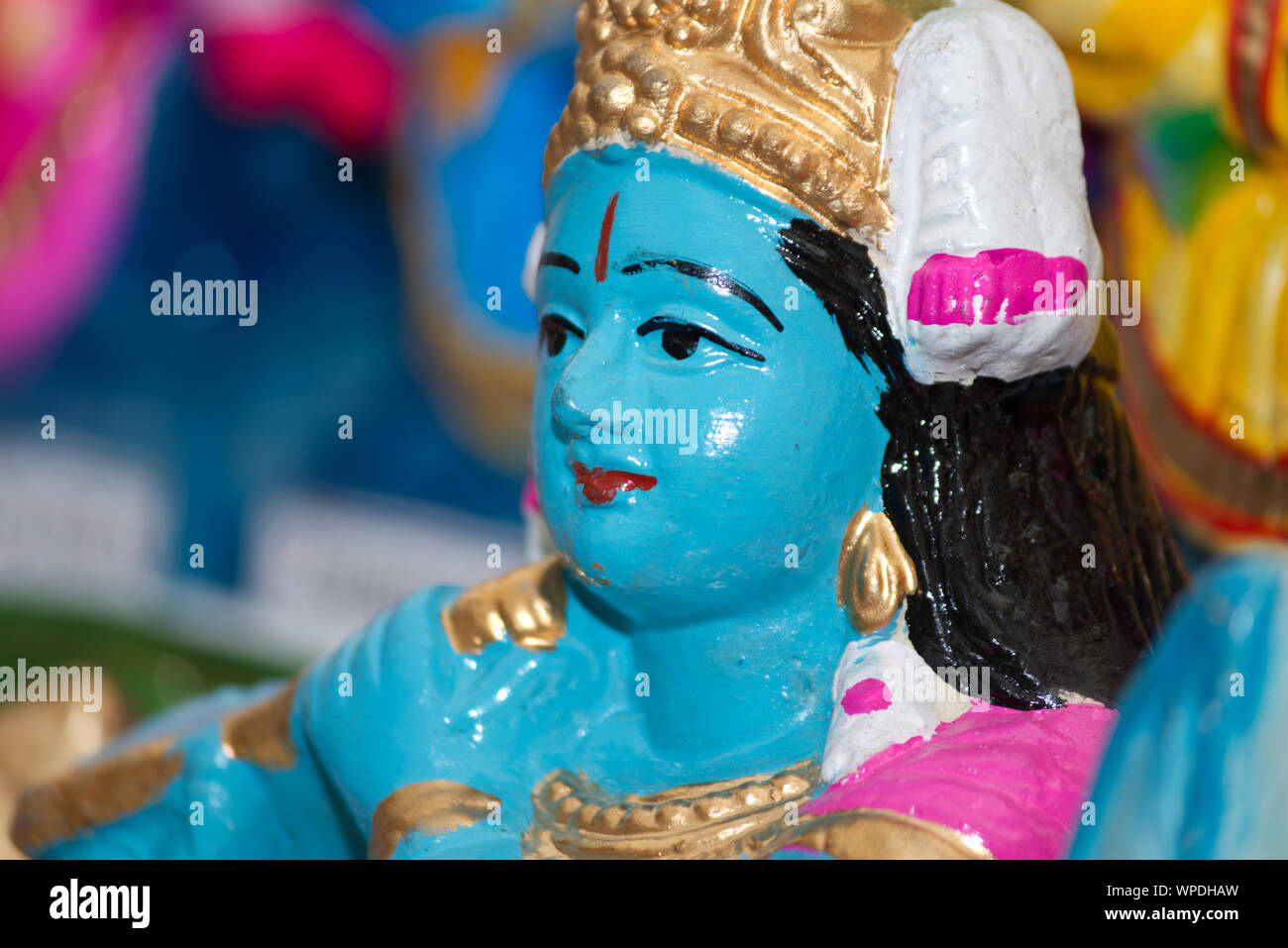 Krishna idolo Foto Stock
