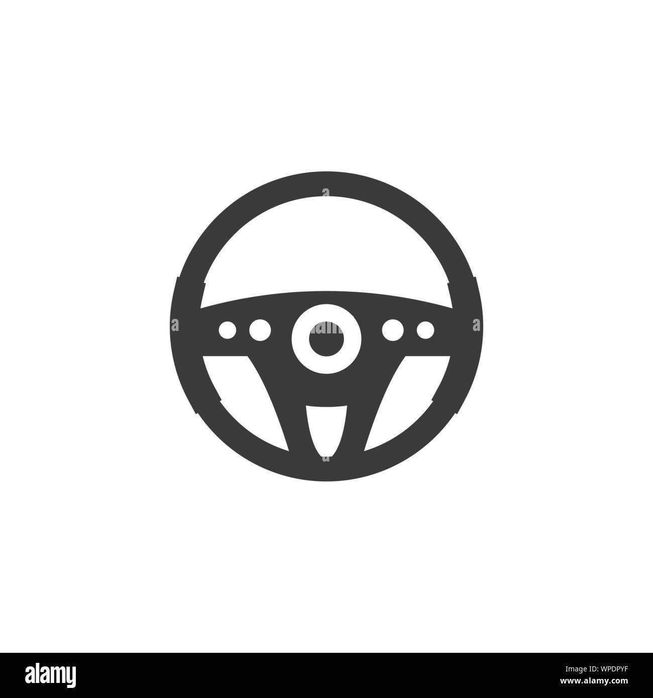 Car Icona volante. Illustrazione Vettoriale, design piatto. Illustrazione Vettoriale