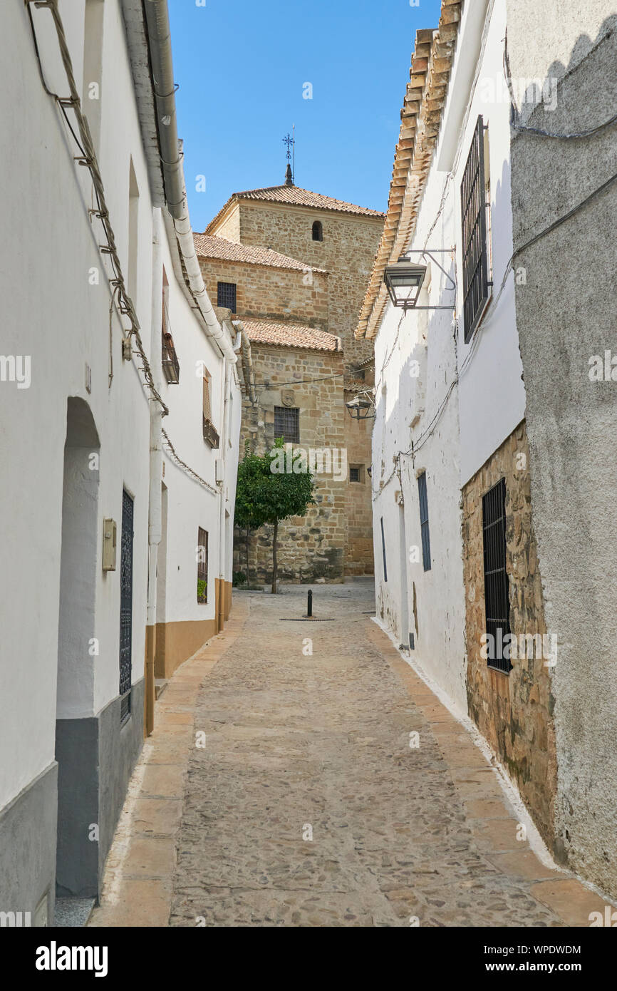 Il centro storico della città di Ubeda. Patrimonio dell'umanità. Jaen, Spagna Foto Stock