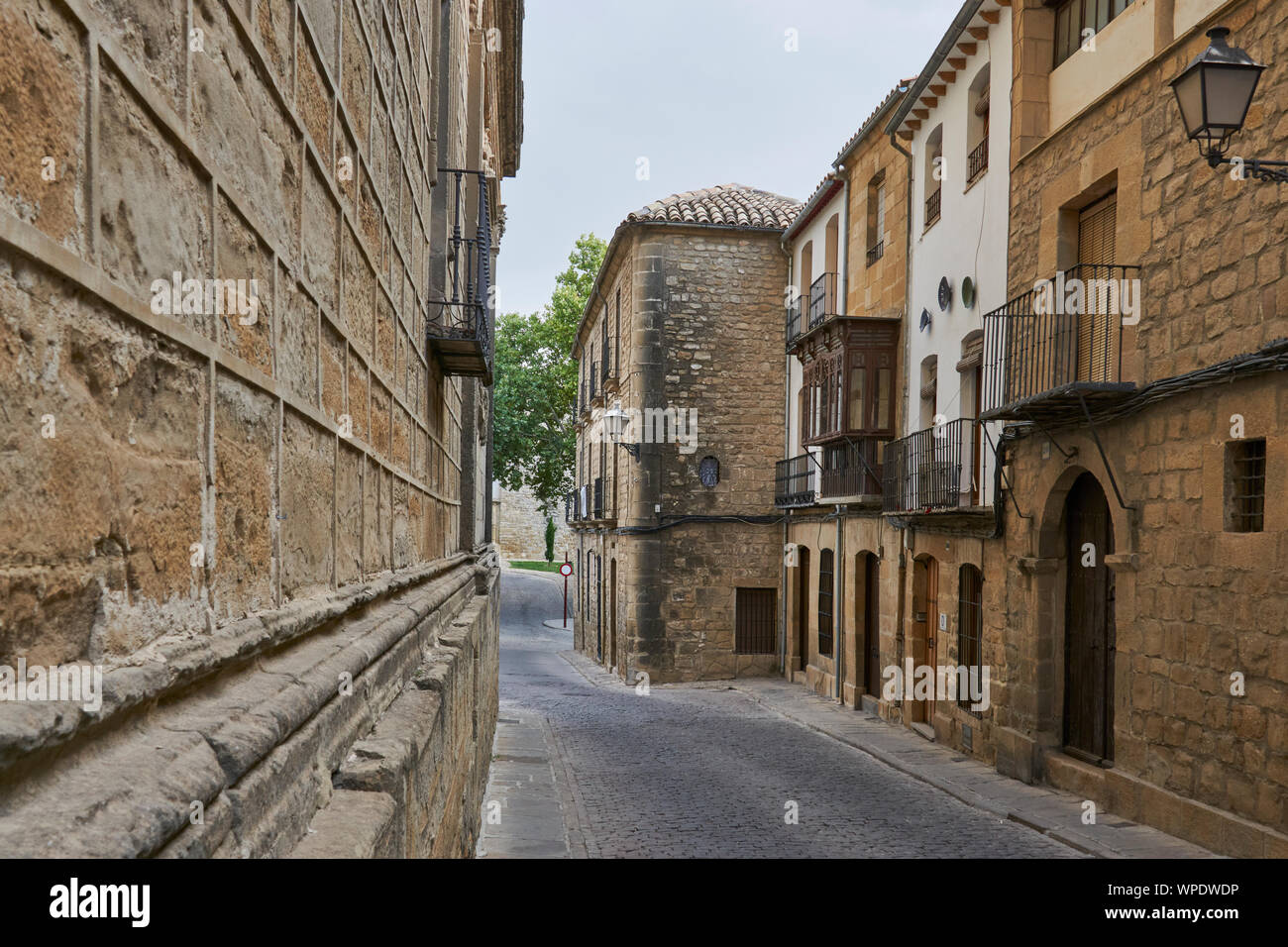Il centro storico della città di Ubeda. Patrimonio dell'umanità. Jaen, Spagna Foto Stock