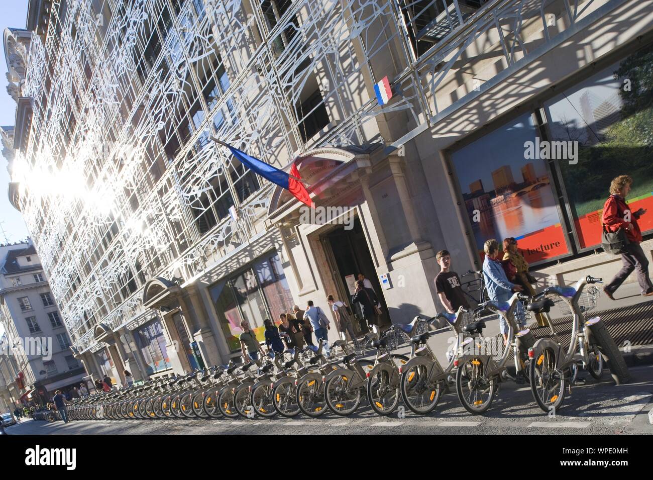 Parigi, Velib Foto Stock