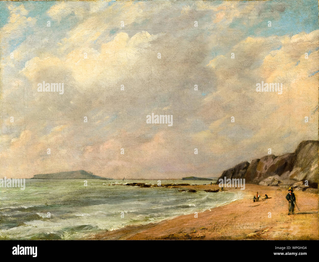 John Constable, la pittura di paesaggio, Osmington Bay, 1816 Foto Stock