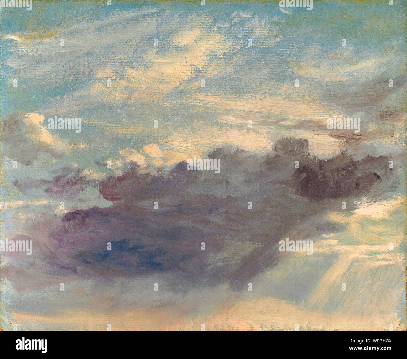 John Constable, Cloud studio, pittura, 1821-1822 Foto Stock
