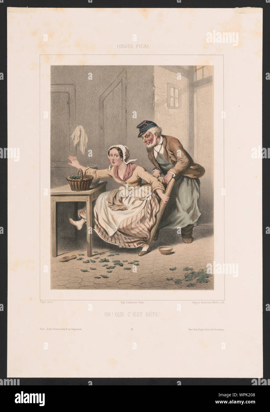 Loisirs pigal. Oh! Que c'est bête Foto Stock