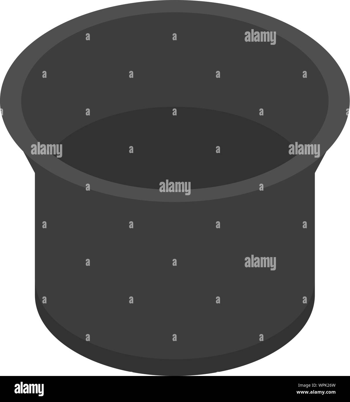 Tintura per capelli piastra della scatola icona, stile isometrico Illustrazione Vettoriale