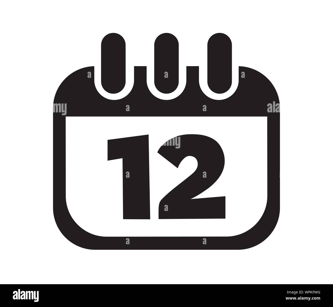 icona del calendario Illustrazione Vettoriale