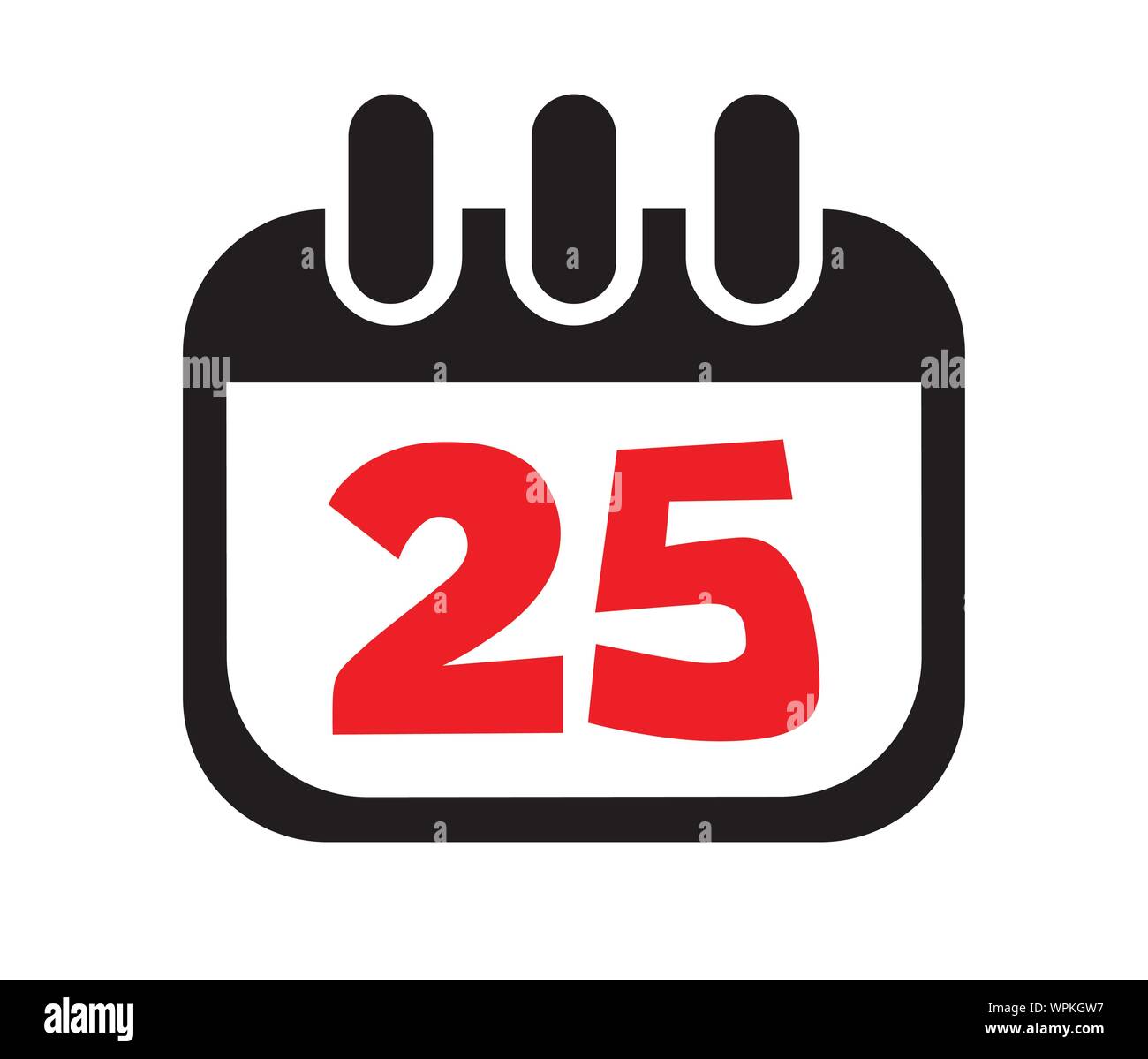 icona del calendario Illustrazione Vettoriale