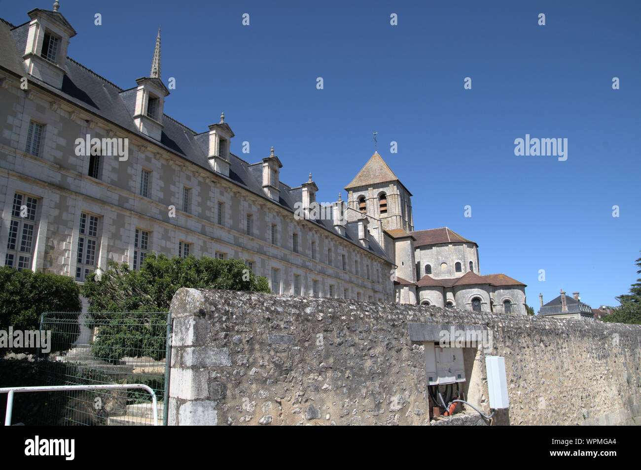 Abbazia di Saint-Savin sur Gartempe nella regione di Vienne in Francia Foto Stock