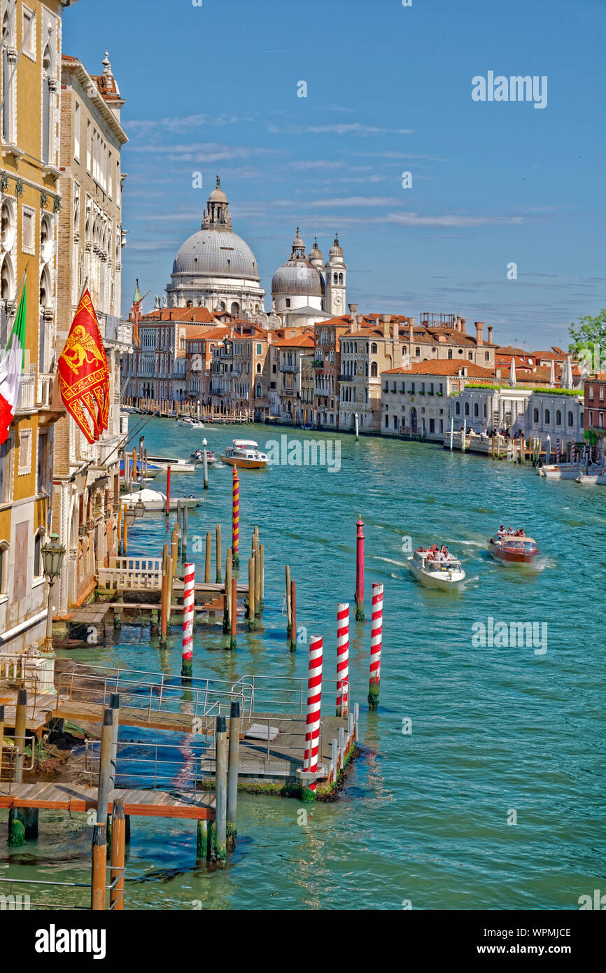 Il Canal Grande a Venezia. Foto Stock