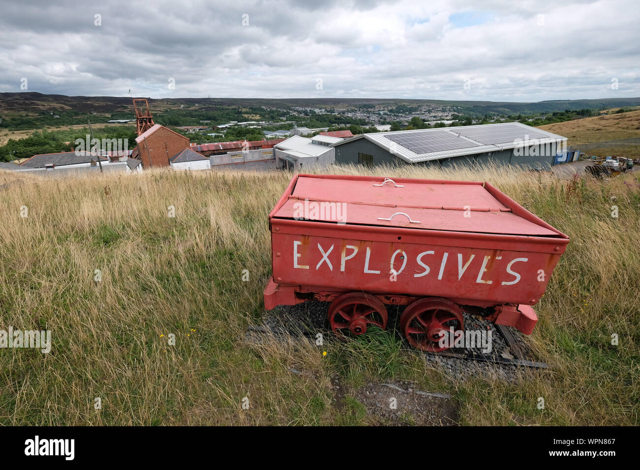 Il Big Pit mining museum di Blaenavon, Galles Foto Stock