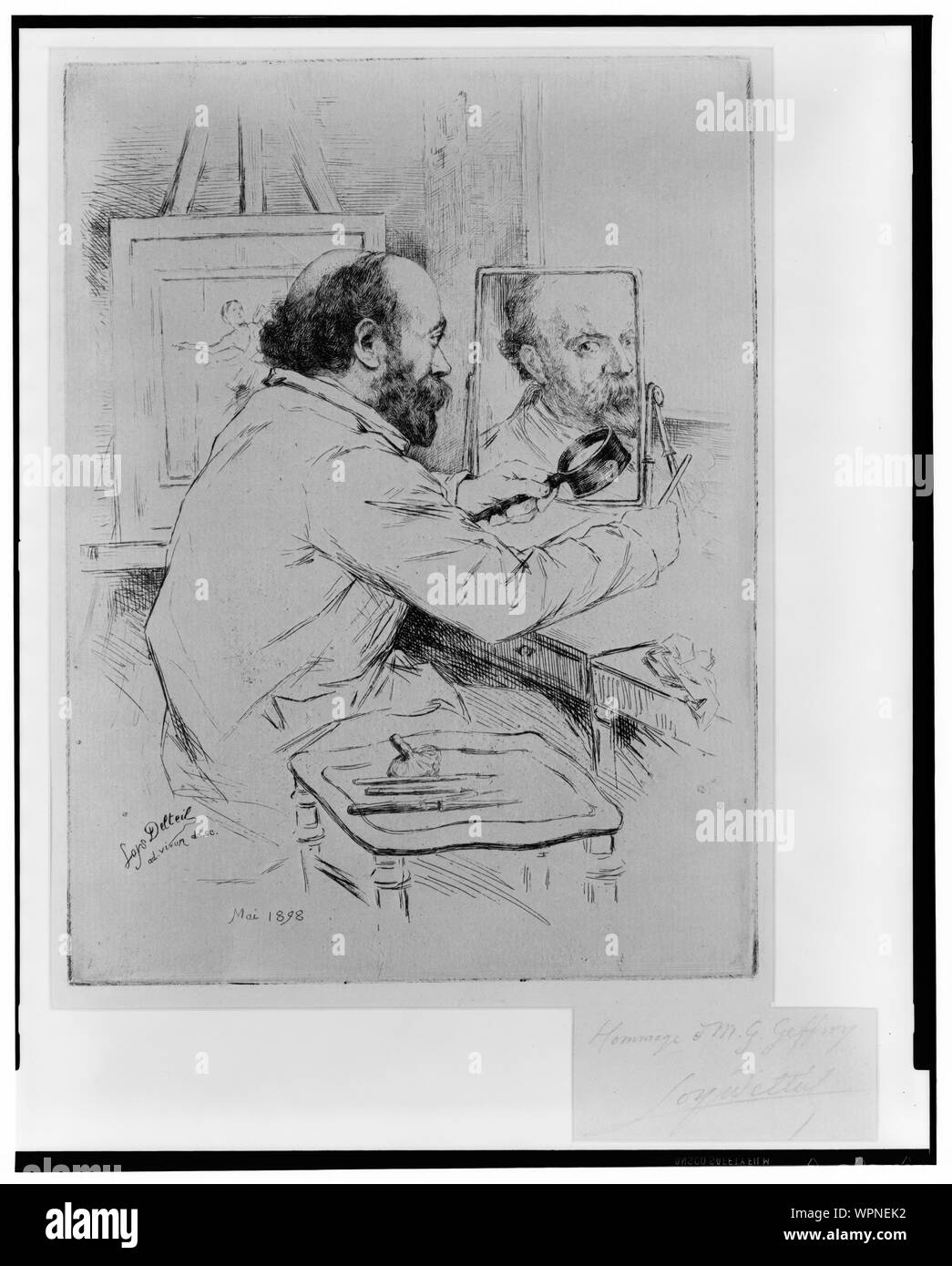 Loys Delteil] / Loys Delteil, annuncio. vivum d&sc Foto Stock