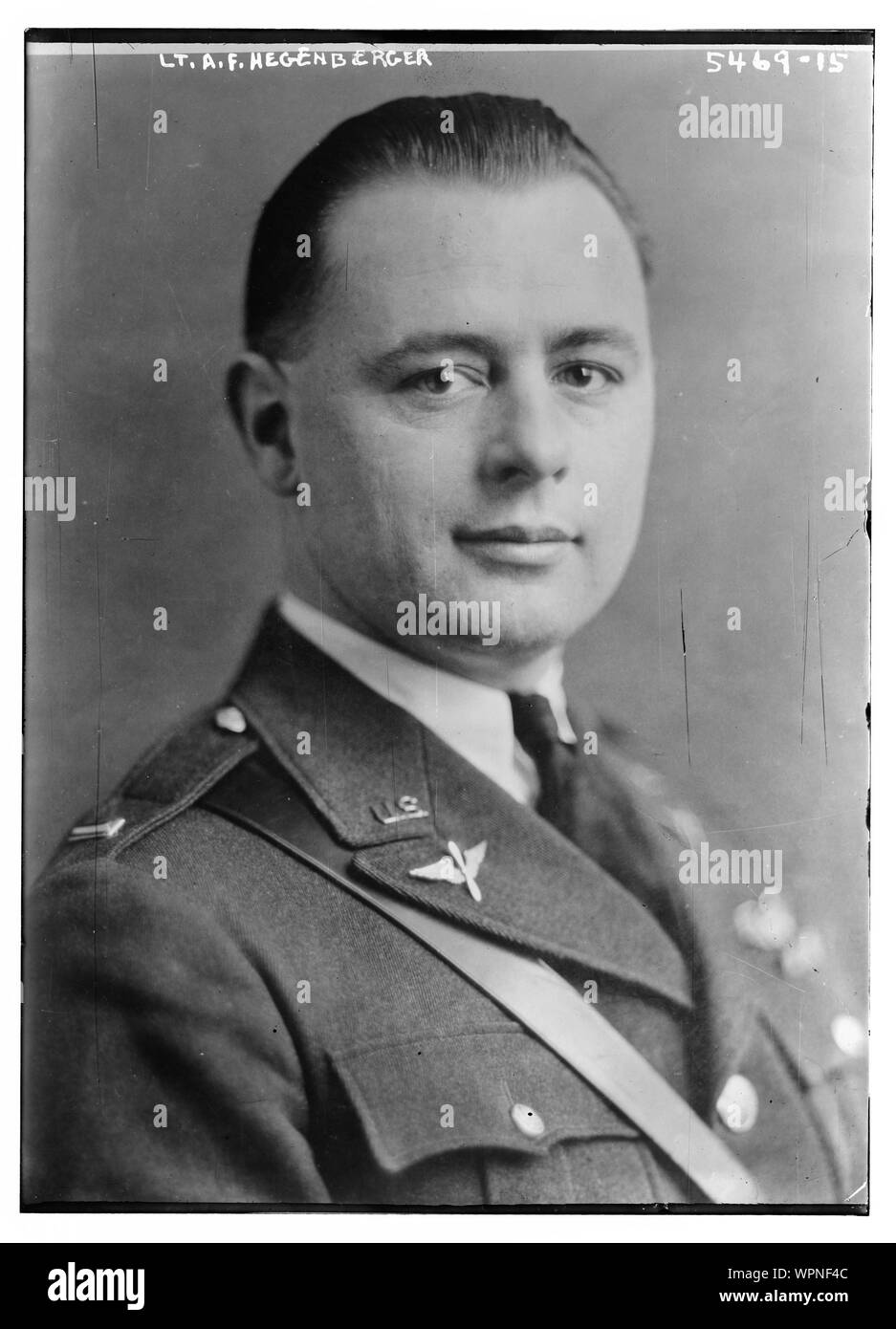 Lt. A.F. Hegenberger Foto Stock