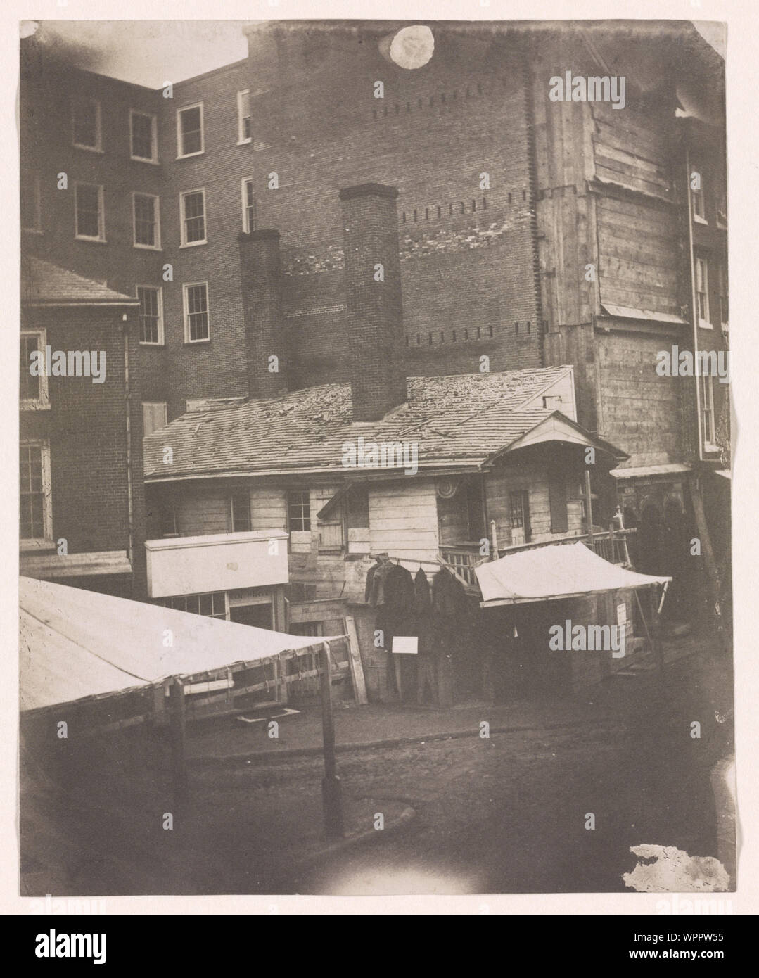 Lydia Darragh House, Little Creek Dock e la seconda strada Foto Stock