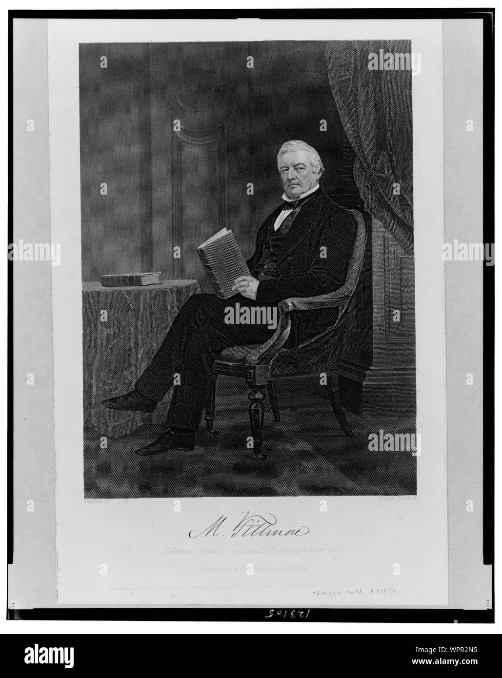 M. Fillmore / dipinta da Alonzo Chappel. Foto Stock