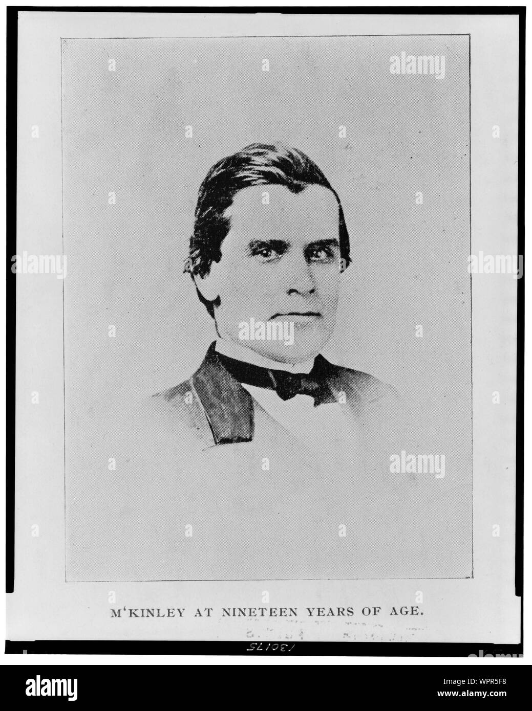 M'Kinley a diciannove anni di età Foto Stock