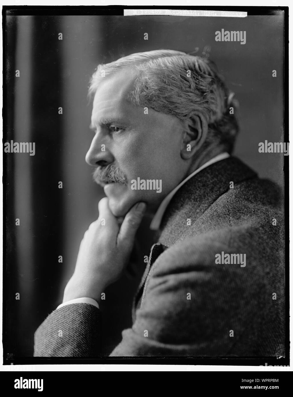 MacDONALD, Ramsay. Onorevole Foto Stock