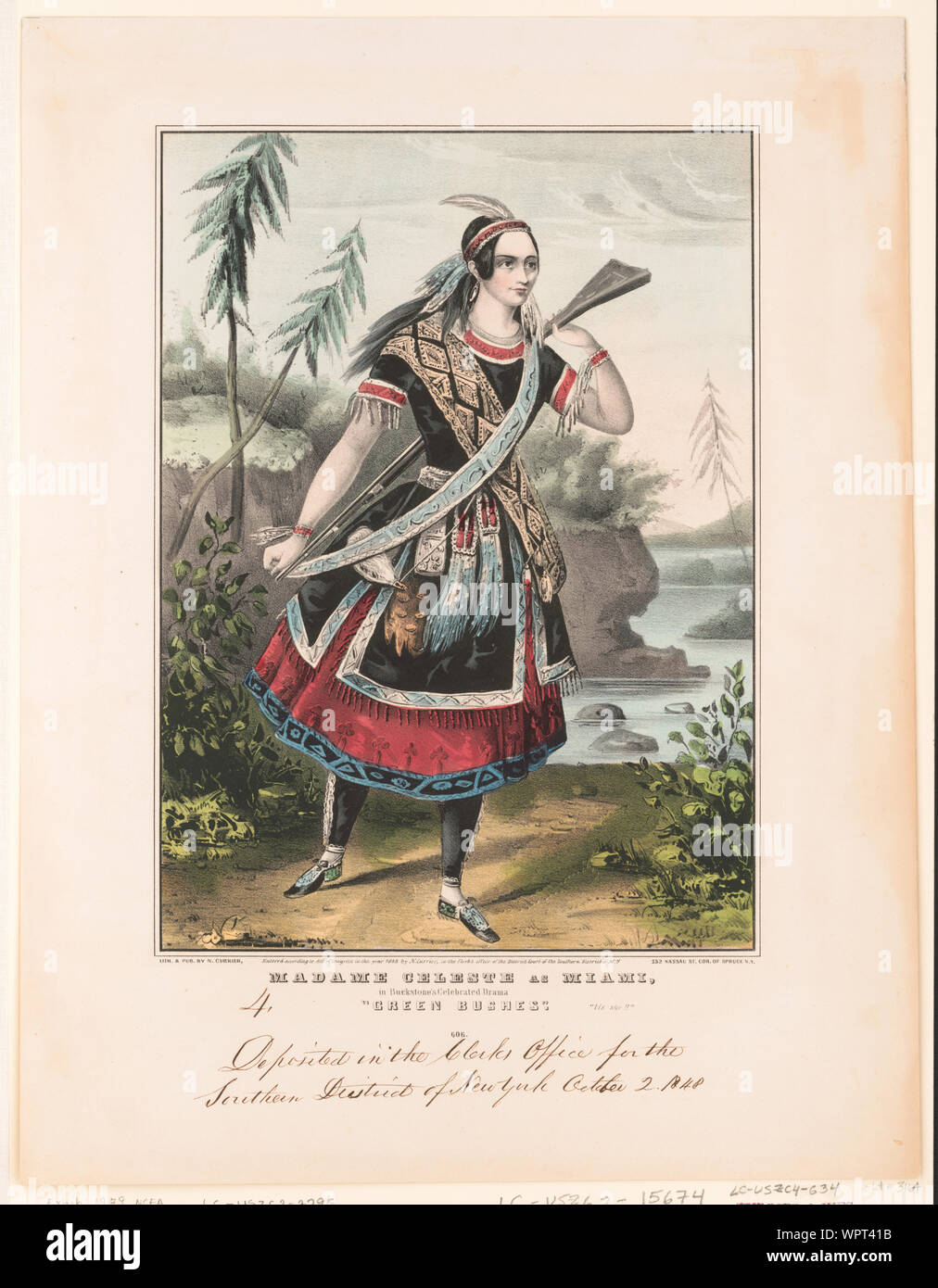 Madame Celeste come Miami: in Buckstone il celebrato dramma cespugli verdi Foto Stock