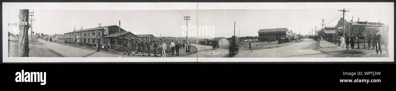 Main Ave. e deposito a San, Camp Dodge, Ia; Foto Stock