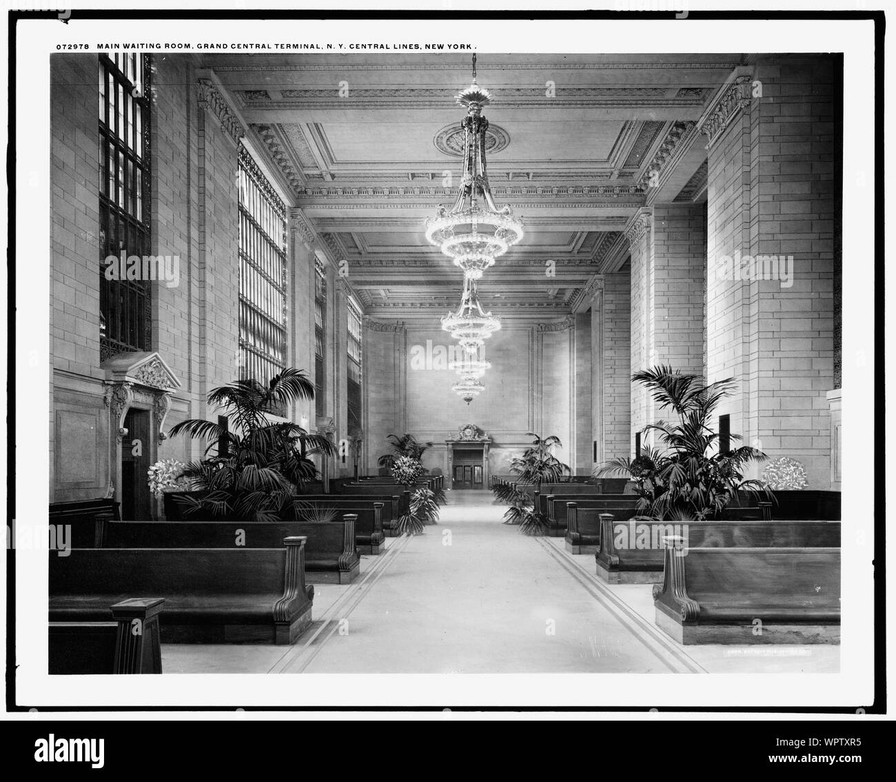 Principale sala di attesa, Grand Central Terminal, N.Y. Le linee di centrale, New York.; principali in sala d'attesa, Grand Central Terminal, N.Y. Le linee di centrale, New York; Foto Stock