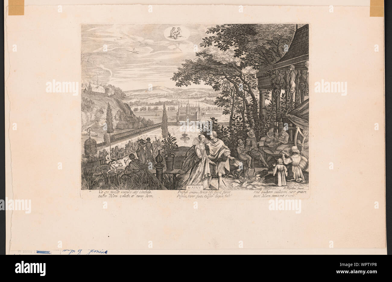 Maius / P. Stephani invenzione. Foto Stock