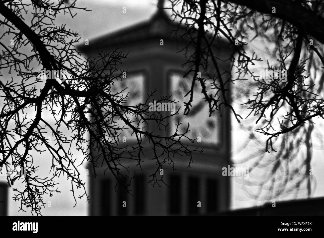 Il vecchio edificio principale, West Texas A&M University, Canyon, Texas. Foto Stock