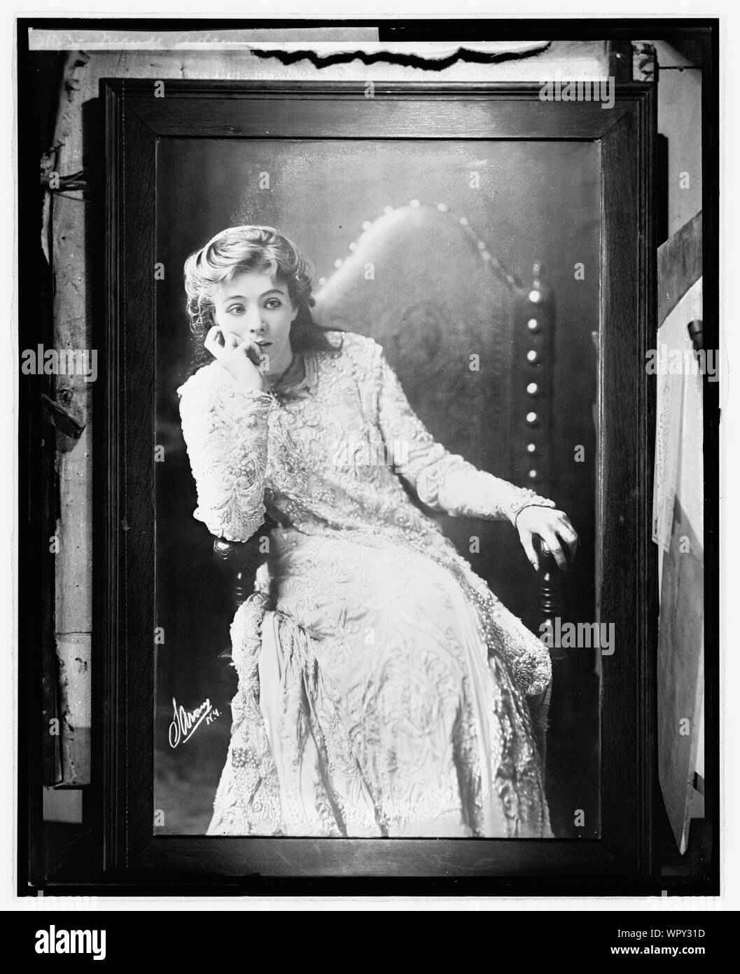 Maude Adams come Juliet in Romeo e Giulietta; fotografia è incluso nel suo agire edizione del 1899 la produzione di Broadway Foto Stock