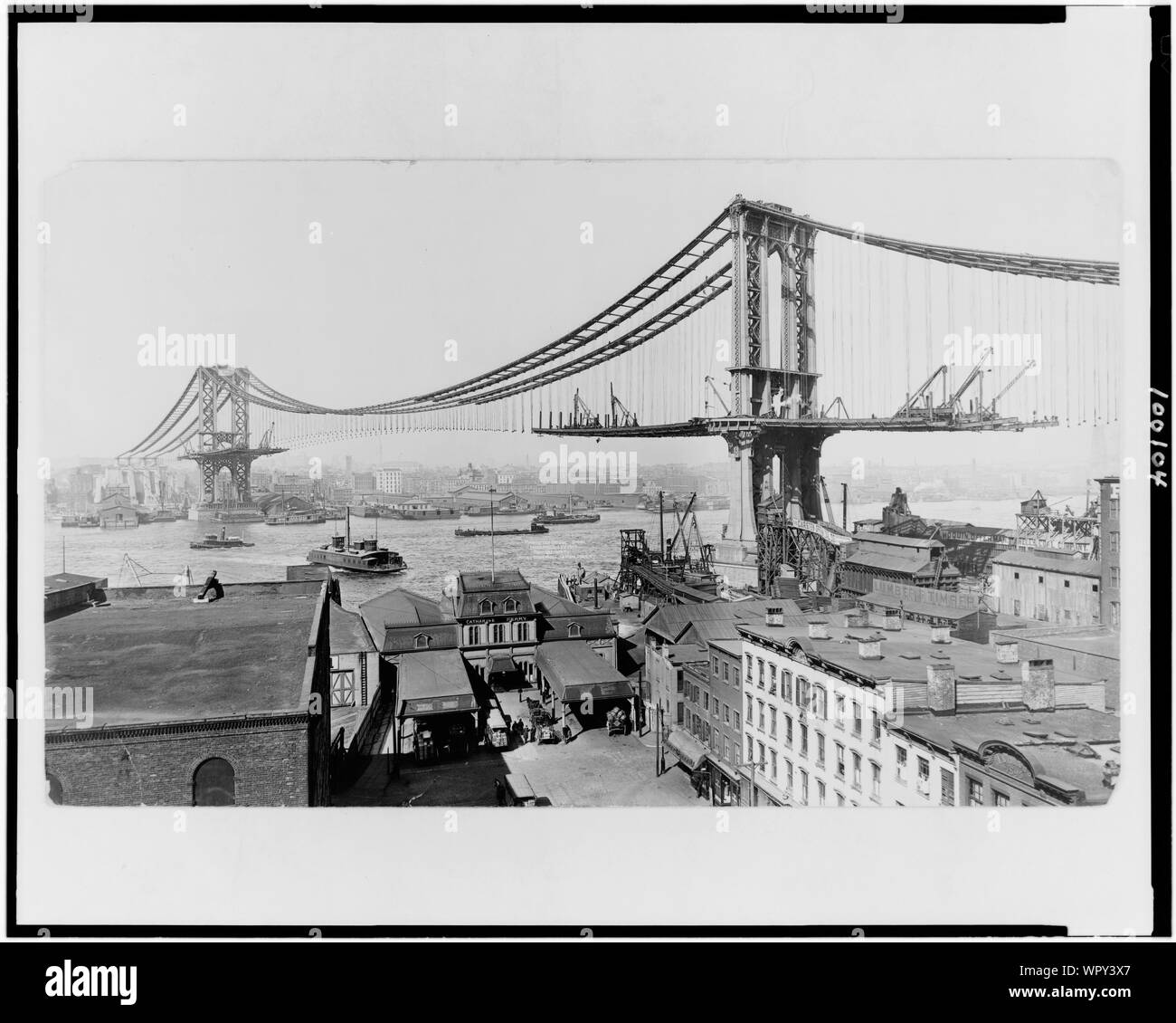 Manhattan Bridge, fatta marzo 23rd, 1909 Foto Stock