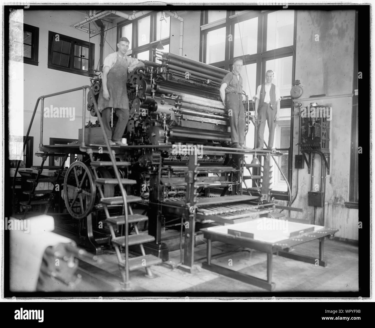 La mappa, Interior Dept., 4 stampa a colori Foto Stock