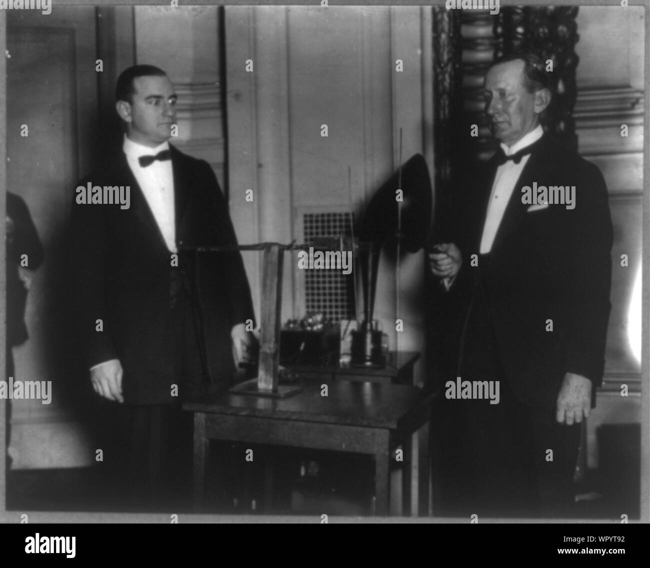 Il marchese Guglielmo Marconi, 1874-1937 Foto Stock