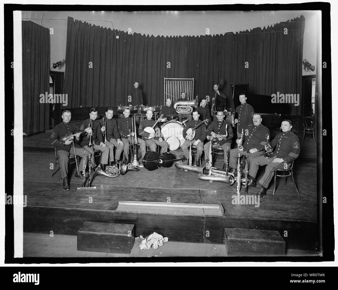 Marine band jazz orchestra, 1/9/25 Foto Stock