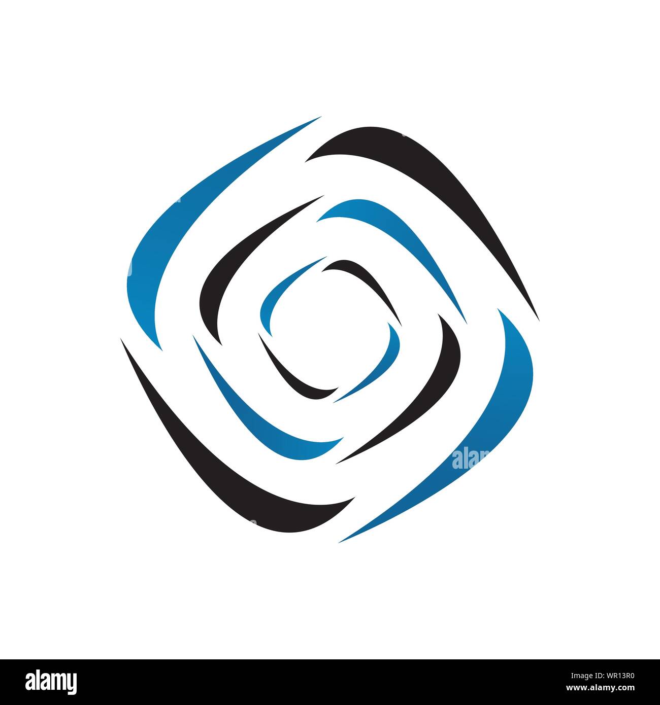 Tecnologia geometrica anelli web vettore cerchio astratto logo design grafico del modello di elemento Illustrazione Vettoriale