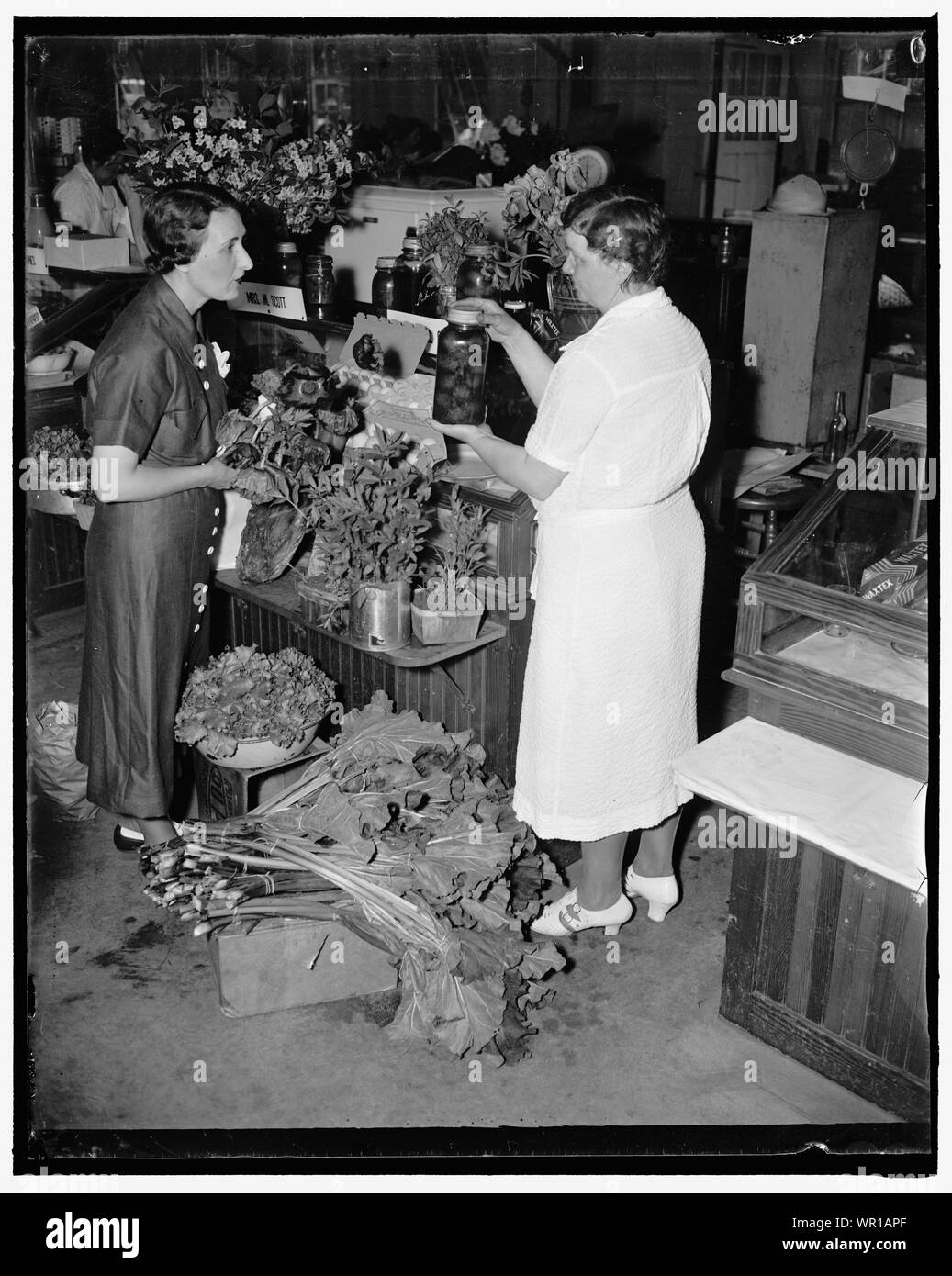 Scene di mercato: Bethesda, MD. Mercati cooperativa Foto Stock