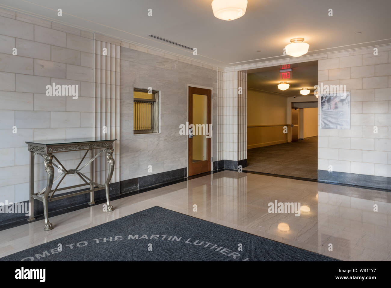 Martin Luther King Jr., Edificio Federale, Atlanta, Georgia Foto Stock