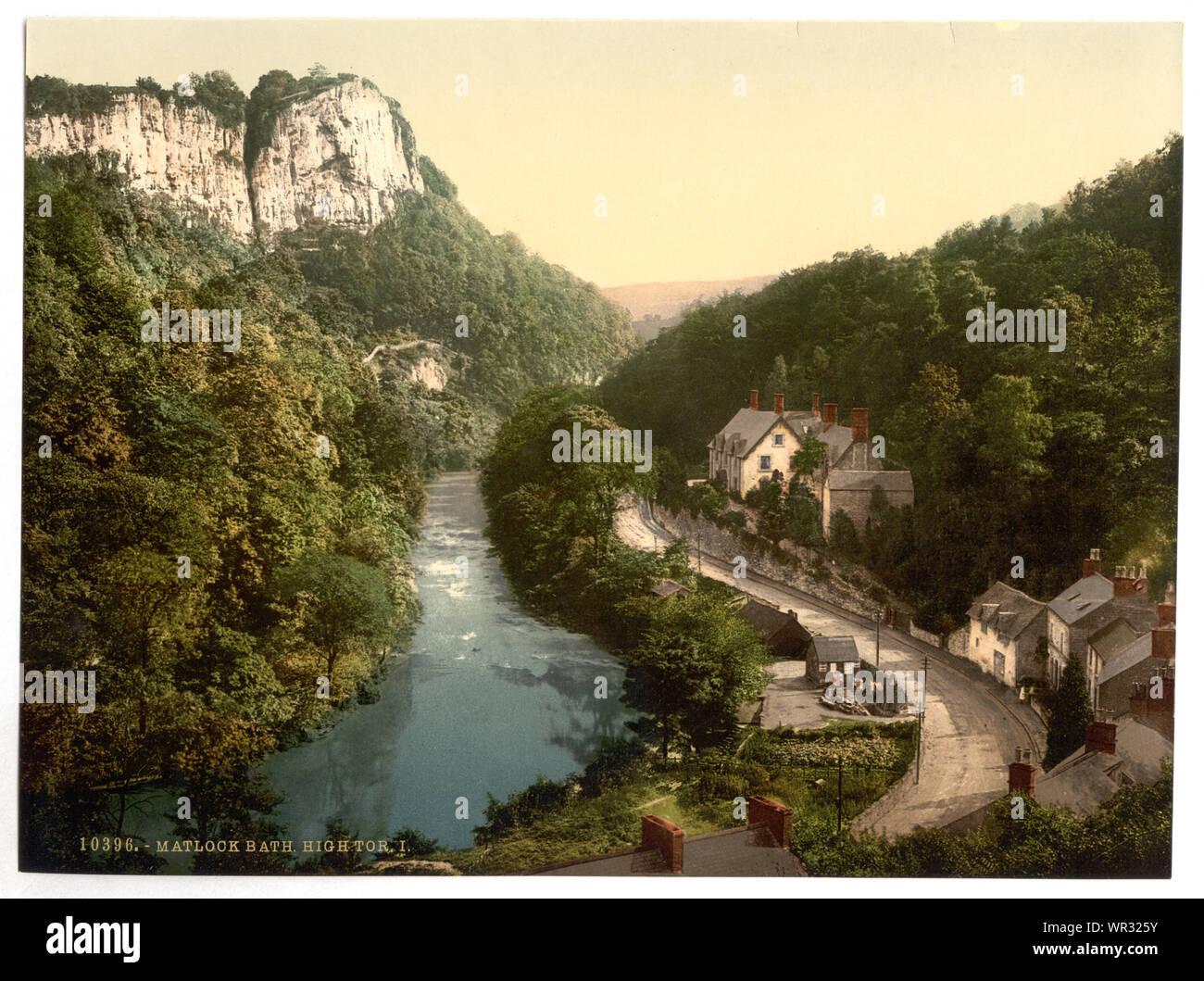 Matlock alta Tor, I., Derbyshire, Inghilterra; fa parte di: Viste delle isole britanniche, nella stampa Photochrom collection.; Foto Stock