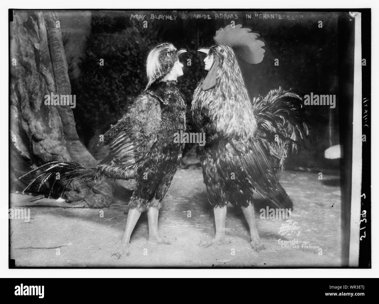 Può Blayney & Maude Adams in Chantecleer Foto Stock