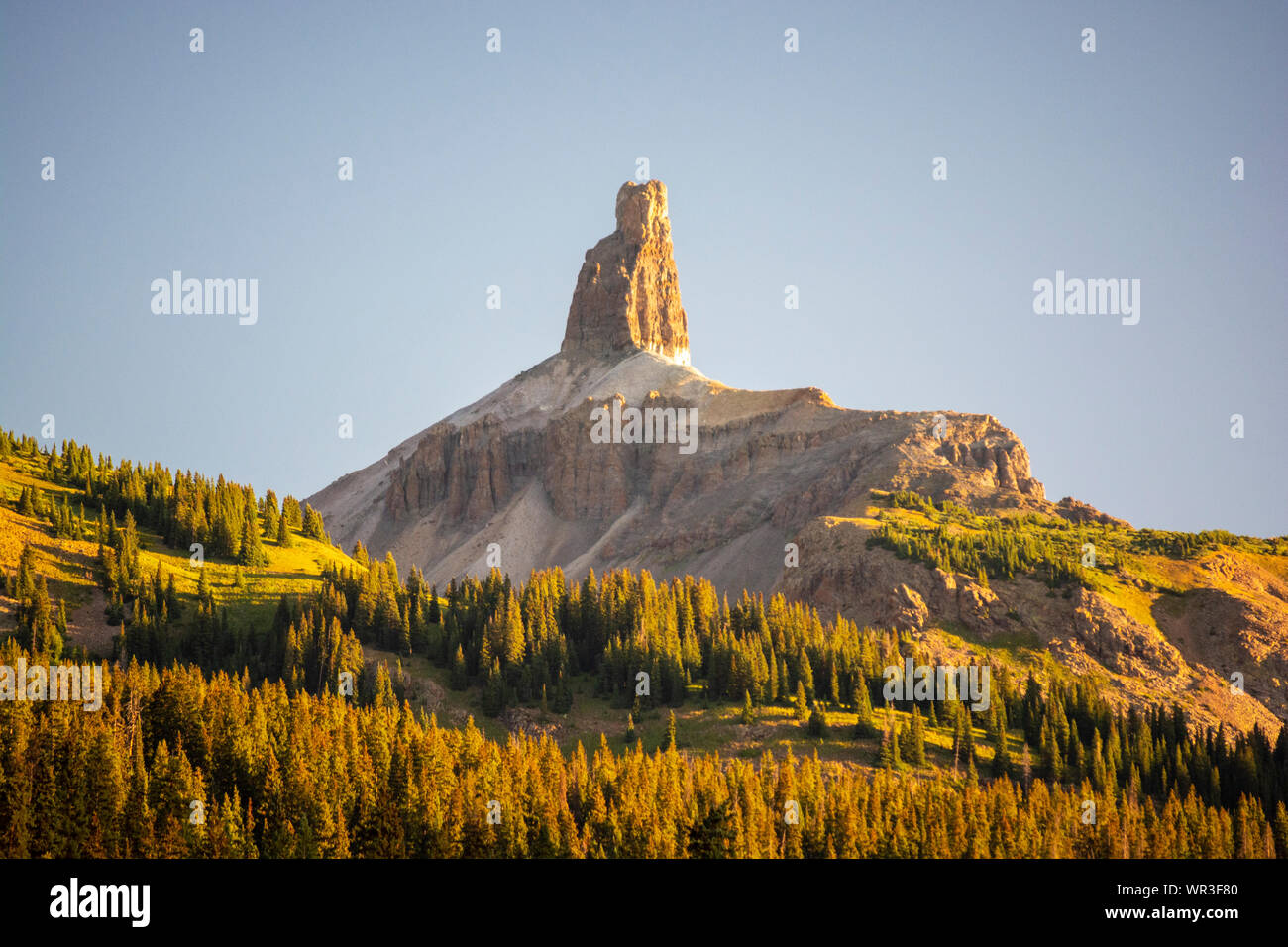 Lizard Head Peak Mountain in Colorado Rockies all'alba Foto Stock