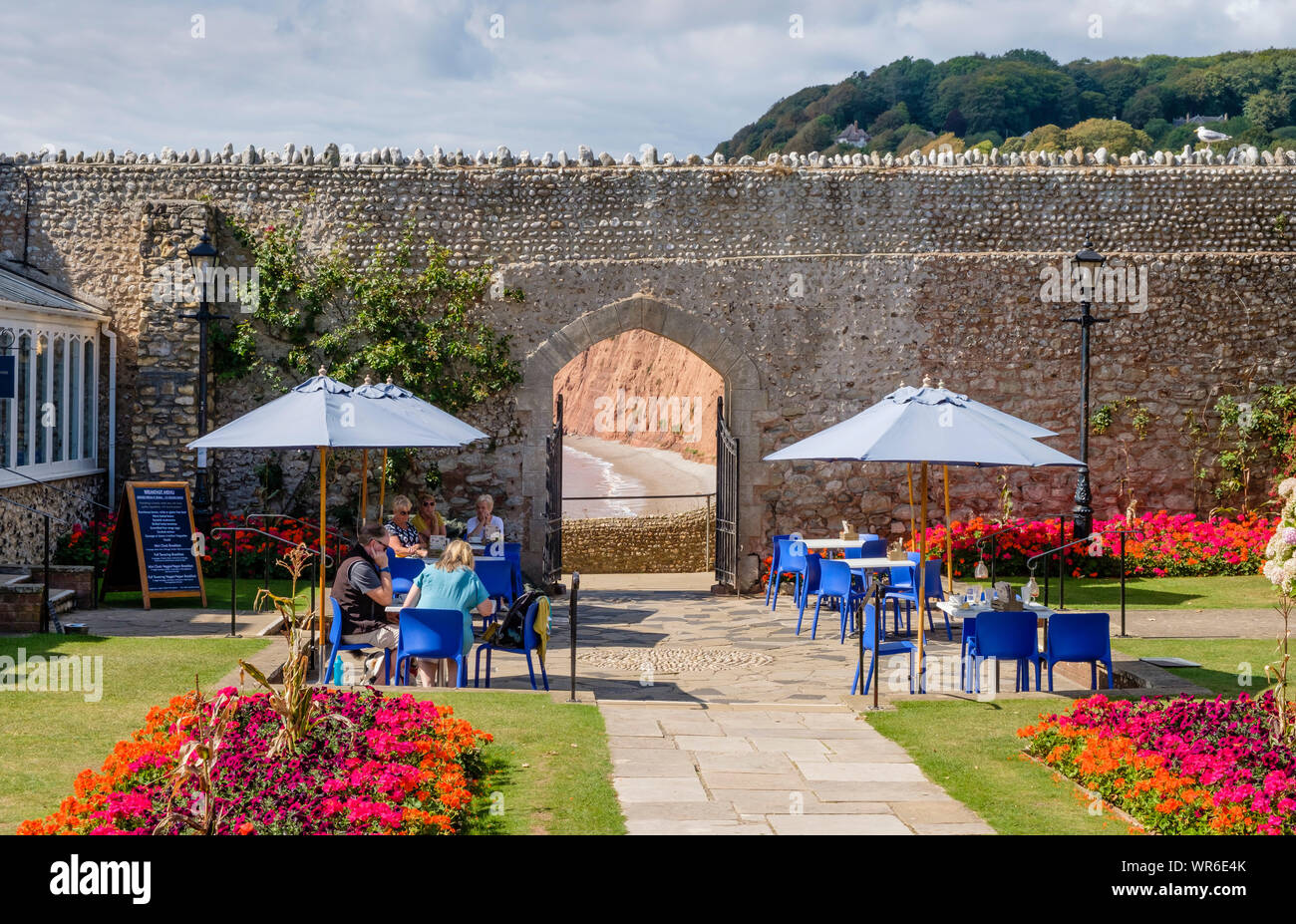 Sidmouth Connaught Gardens, South Devon, Inghilterra, Regno Unito. Foto Stock