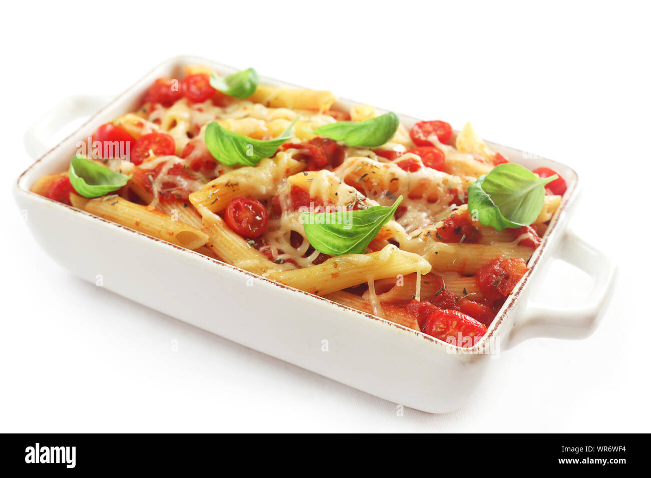 Pasta al Gratin Foto Stock