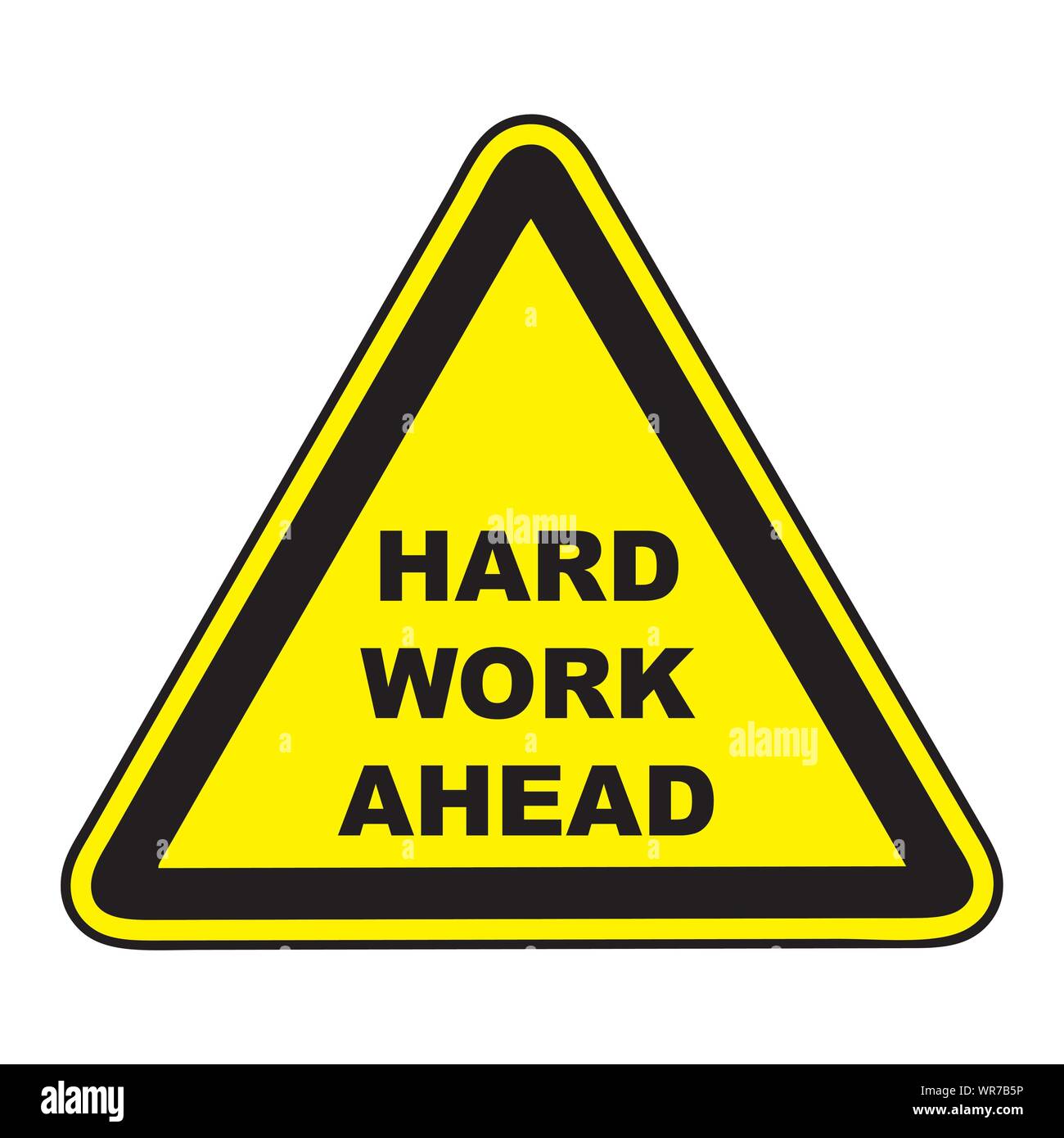 Il lavoro più duro in avanti Illustrazione Vettoriale