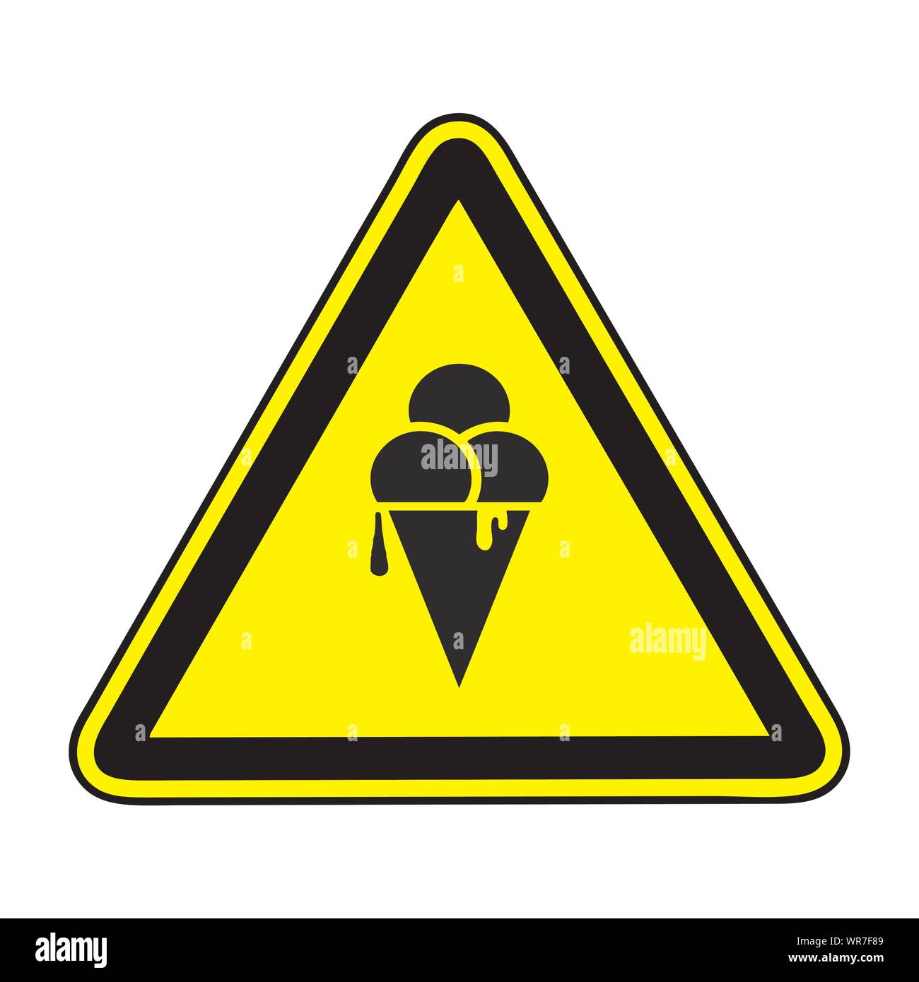 icona del gelato Illustrazione Vettoriale