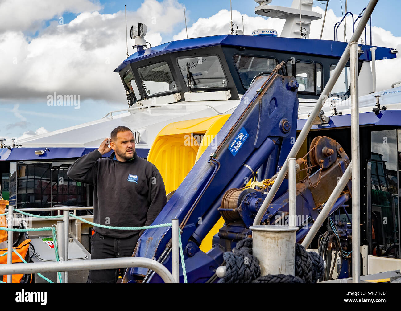 Agganciare bobina offshore