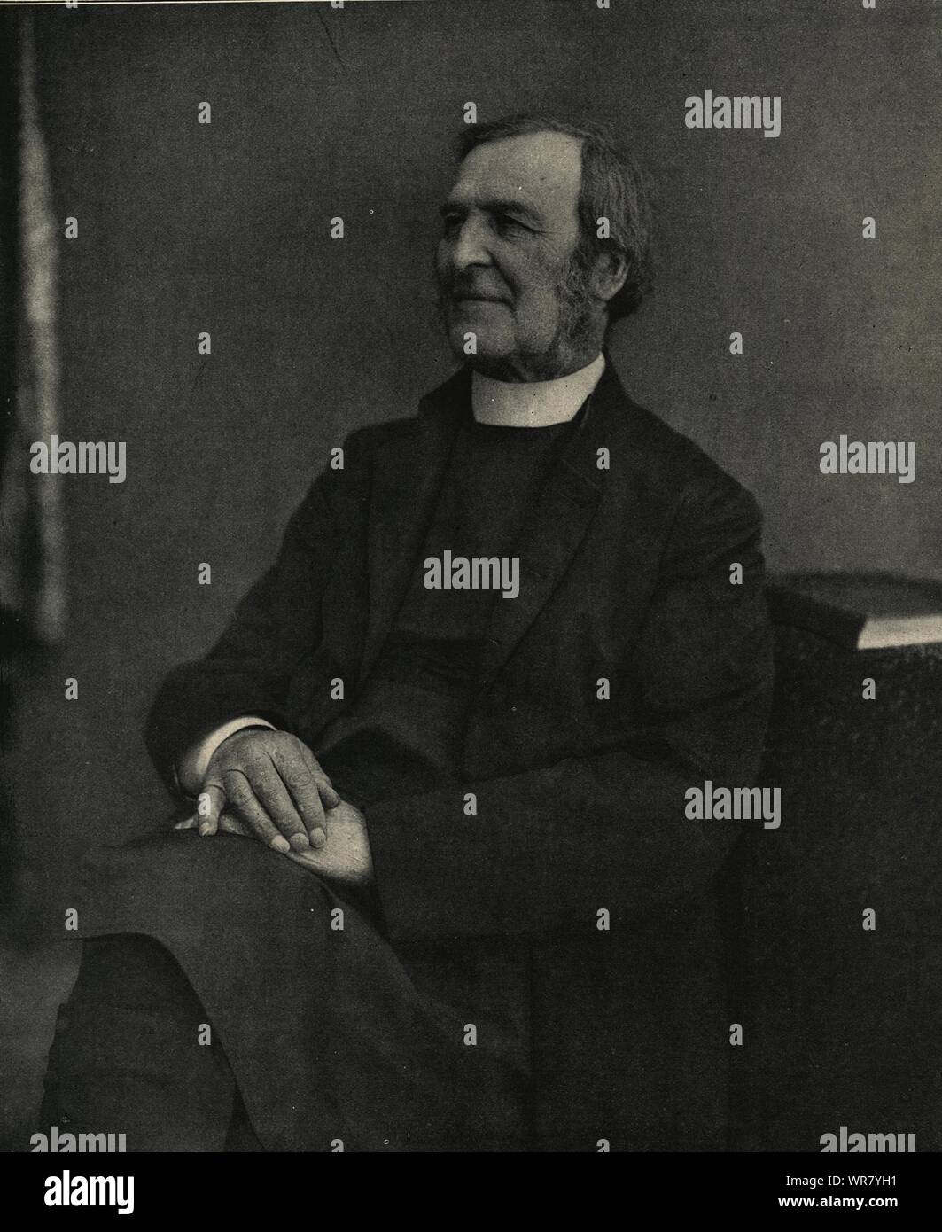 Il diritto Rev. Frederick tempio, D. D. Signore vescovo di Londra 1896 ILN print Foto Stock