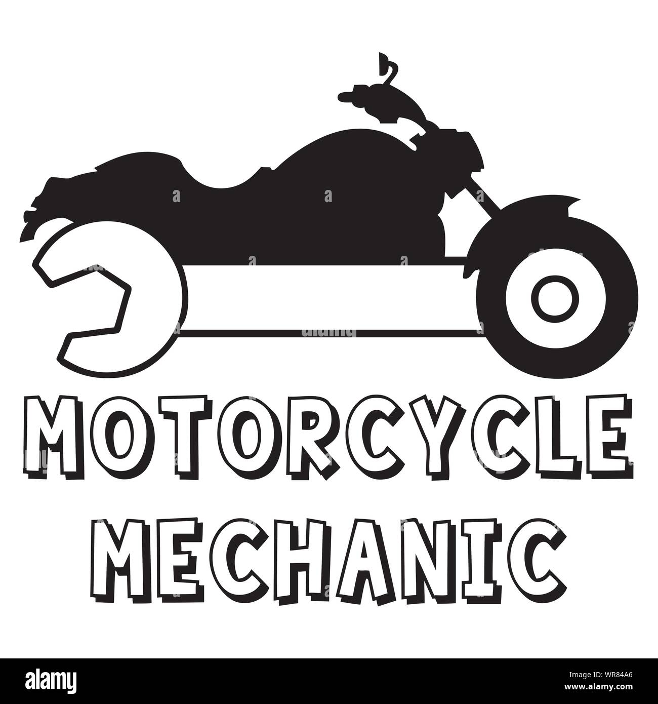 meccanico motociclistico Illustrazione Vettoriale