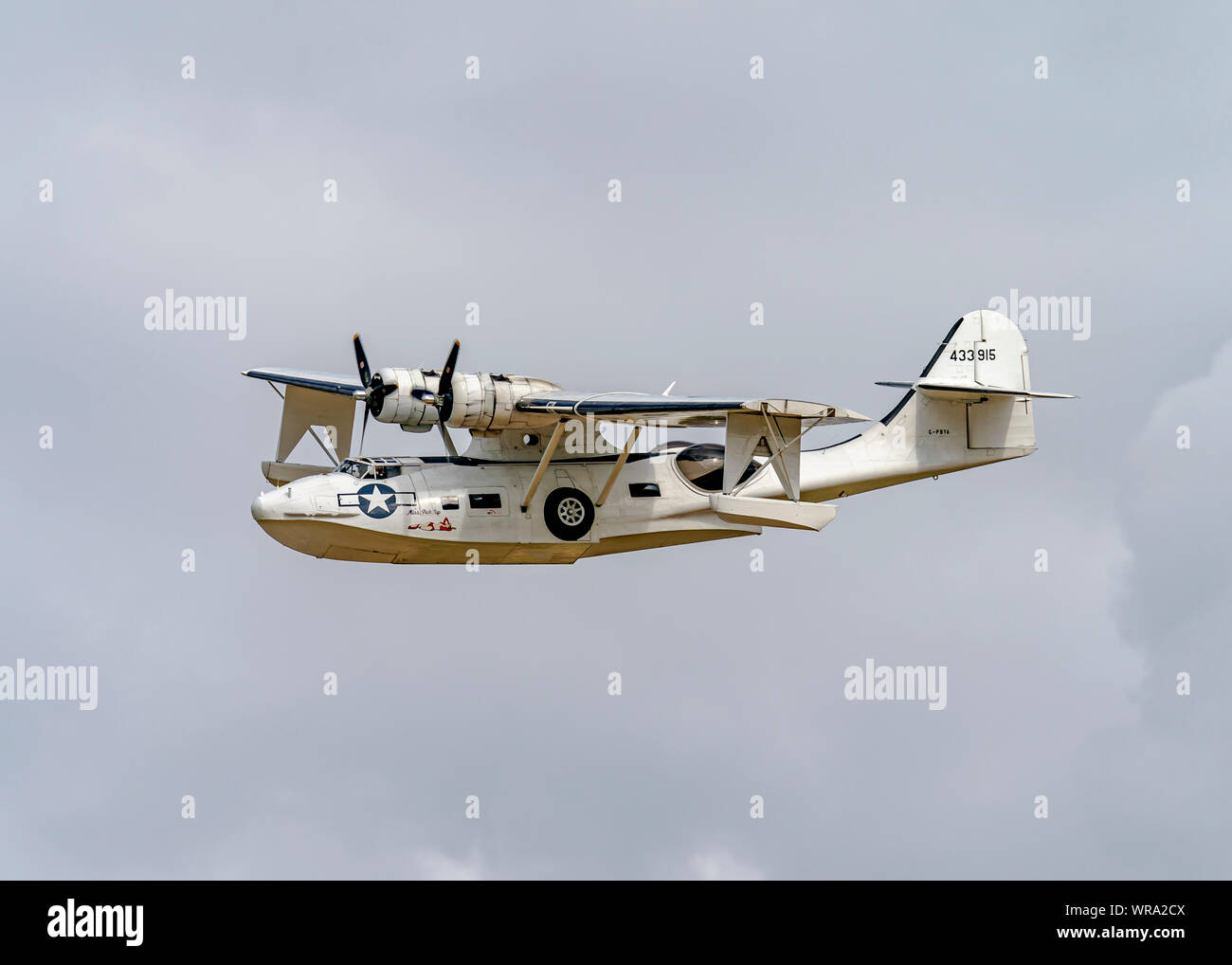 La consolidata costruttiva PBY Catalina Foto Stock
