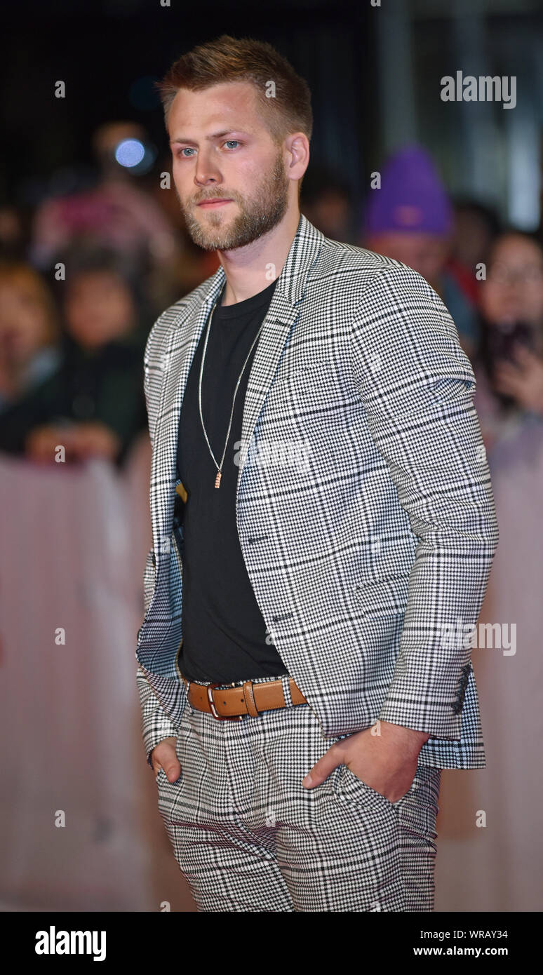 Toronto, Canada. 09Sep, 2019. Carl Lundstedt assiste al Toronto International Film Festival di presentazione di Gala screening di 'Joker' a Roy Thomson Hall di Toronto, Canada lunedì 9 settembre, 2019. Foto di Chris Chew/UPI Credito: UPI/Alamy Live News Foto Stock