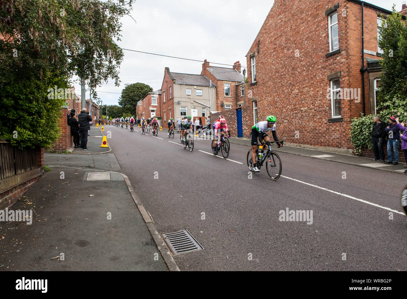 Tour della Gran Bretagna Cycle Race, fase 4, Gateshead Foto Stock