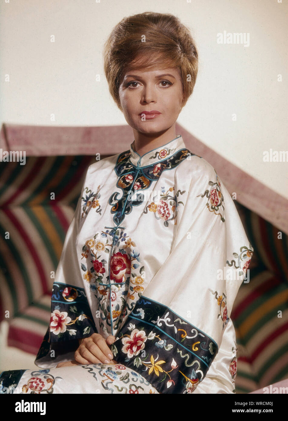 Eva Bartok, ungarisch britische Schauspielerin, Deutschland frühe 1960er Jahre. Ungherese British attrice Eva Bartok, Germania primi 1960s. Foto Stock