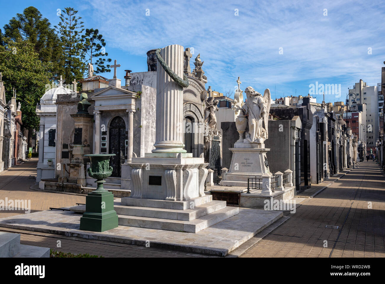 Buenos Aires. Argentina / 07.24.2015. La Recoleta Cemetery in Buenos Aires Foto Stock